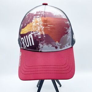 Run Sunset runners cap - adjustable hook and loop closure
